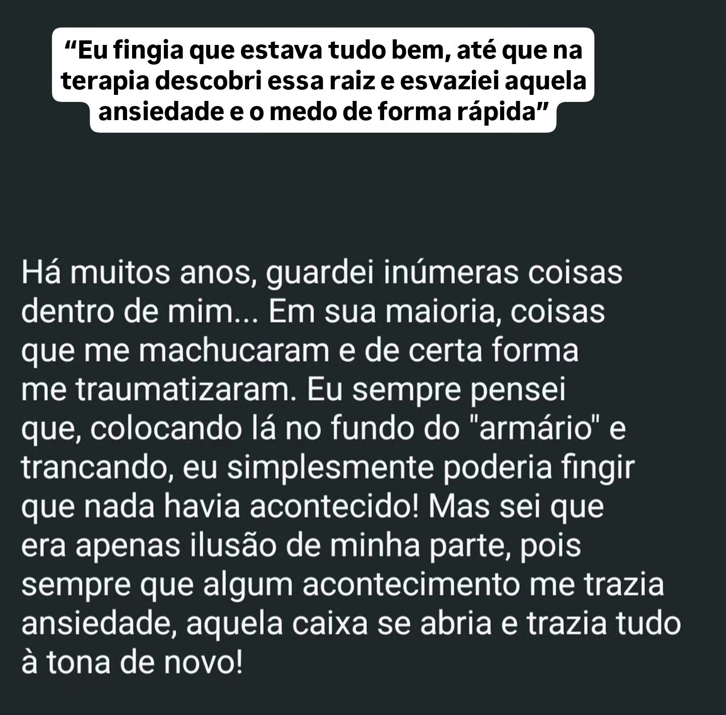 Depoimento de cliente 1