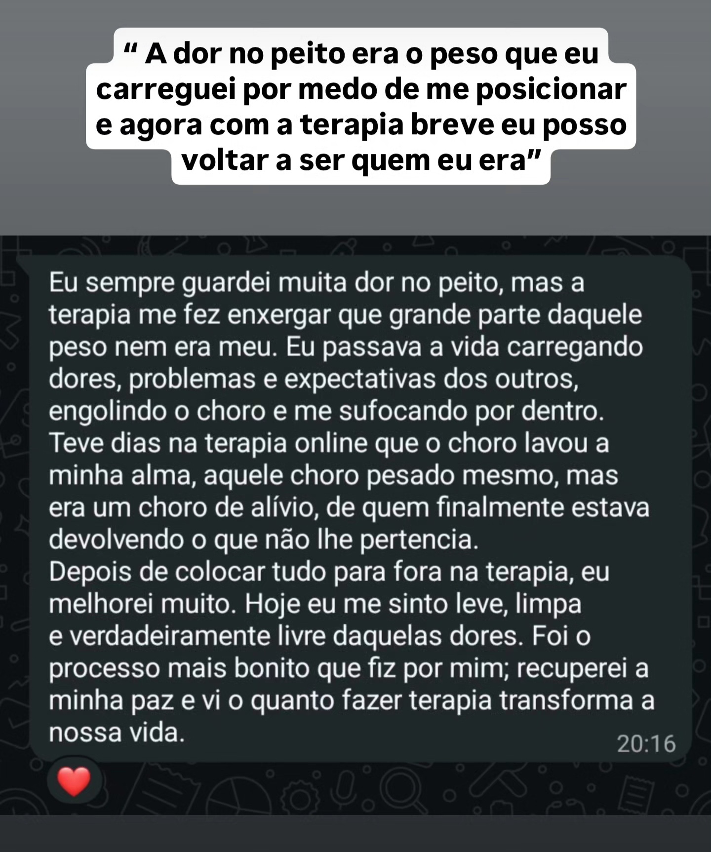 Depoimento de cliente 2